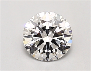 Picture of Lab Created Diamond 0.90 Carats, Round with excellent Cut, D Color, vs1 Clarity and Certified by IGI