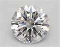 Lab Created Diamond 0.90 Carats, Round with excellent Cut, D Color, vs1 Clarity and Certified by IGI
