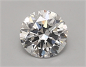 Lab Created Diamond 0.90 Carats, Round with excellent Cut, D Color, vs1 Clarity and Certified by IGI
