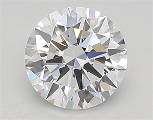 Picture of Lab Created Diamond 0.90 Carats, Round with excellent Cut, D Color, vvs2 Clarity and Certified by IGI