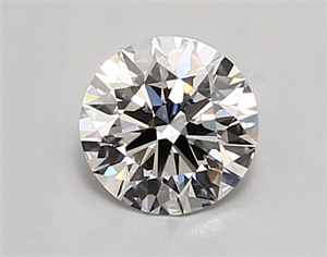 Picture of Lab Created Diamond 0.90 Carats, Round with ideal Cut, D Color, vvs2 Clarity and Certified by IGI