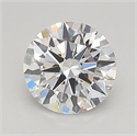Lab Created Diamond 0.88 Carats, Round with ideal Cut, E Color, vs1 Clarity and Certified by IGI