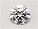 Lab Created Diamond 0.87 Carats, Round with ideal Cut, D Color, vs1 Clarity and Certified by IGI