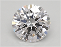 Lab Created Diamond 0.87 Carats, Round with excellent Cut, D Color, vs1 Clarity and Certified by IGI