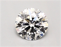 Lab Created Diamond 0.87 Carats, Round with ideal Cut, D Color, vs1 Clarity and Certified by IGI