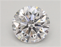 Lab Created Diamond 0.87 Carats, Round with ideal Cut, D Color, vs1 Clarity and Certified by IGI