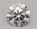 Lab Created Diamond 0.85 Carats, Round with ideal Cut, D Color, vs1 Clarity and Certified by IGI