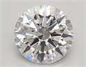 Lab Created Diamond 0.85 Carats, Round with ideal Cut, D Color, vvs2 Clarity and Certified by IGI