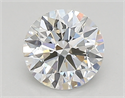 Del inventario de diamantes de laboratorio, 0.82 quilates, Redondo , Color F, claridad vvs2 y certificado IGI