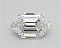 Picture of Lab Created Diamond 0.80 Carats, LONG HEXAGON with  Cut, E Color, vvs2 Clarity and Certified by IGI