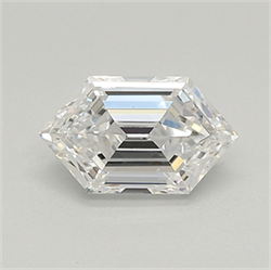 Picture of Lab Created Diamond 0.79 Carats, LONG HEXAGON with  Cut, D Color, vvs2 Clarity and Certified by IGI