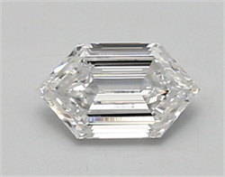 Picture of Lab Created Diamond 0.78 Carats, LONG HEXAGON with  Cut, D Color, vvs2 Clarity and Certified by IGI