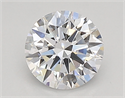 Lab Created Diamond 0.75 Carats, Round with excellent Cut, D Color, vvs2 Clarity and Certified by IGI