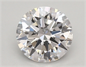Lab Created Diamond 0.74 Carats, Round with ideal Cut, D Color, vvs1 Clarity and Certified by IGI