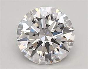 Picture of Lab Created Diamond 0.74 Carats, Round with ideal Cut, D Color, vvs1 Clarity and Certified by IGI