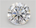 Lab Created Diamond 0.74 Carats, Round with ideal Cut, D Color, vvs2 Clarity and Certified by IGI