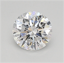 Lab Created Diamond 0.72 Carats, Round with ideal Cut, D Color, vvs1 Clarity and Certified by IGI