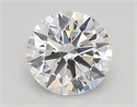 Lab Created Diamond 0.72 Carats, Round with ideal Cut, D Color, vvs2 Clarity and Certified by IGI