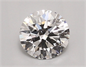 Lab Created Diamond 0.72 Carats, Round with ideal Cut, D Color, vvs2 Clarity and Certified by IGI