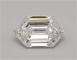 Picture of Lab Created Diamond 0.69 Carats, LONG HEXAGON with  Cut, D Color, vvs1 Clarity and Certified by IGI