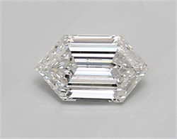 Picture of Lab Created Diamond 0.62 Carats, LONG HEXAGON with  Cut, E Color, vvs2 Clarity and Certified by IGI