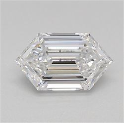Picture of Lab Created Diamond 0.59 Carats, LONG HEXAGON with  Cut, D Color, vvs2 Clarity and Certified by IGI