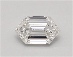 Picture of Lab Created Diamond 0.58 Carats, LONG HEXAGON with  Cut, E Color, vvs2 Clarity and Certified by IGI