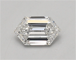 Picture of Lab Created Diamond 0.56 Carats, LONG HEXAGON with  Cut, E Color, vvs2 Clarity and Certified by IGI