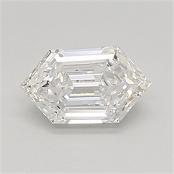 Picture of Lab Created Diamond 0.54 Carats, LONG HEXAGON with  Cut, E Color, vs1 Clarity and Certified by IGI