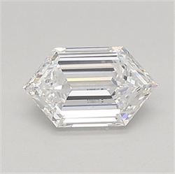 Picture of Lab Created Diamond 0.53 Carats, LONG HEXAGON with  Cut, D Color, vvs1 Clarity and Certified by IGI