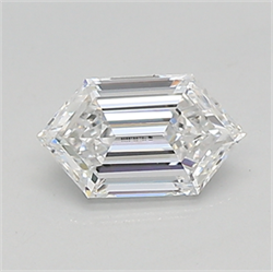 Picture of Lab Created Diamond 0.52 Carats, LONG HEXAGON with  Cut, D Color, vvs2 Clarity and Certified by IGI