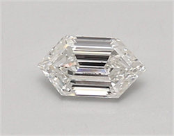 Picture of Lab Created Diamond 0.48 Carats, LONG HEXAGON with  Cut, F Color, vvs2 Clarity and Certified by IGI