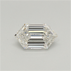Picture of Lab Created Diamond 0.47 Carats, LONG HEXAGON with  Cut, F Color, vs1 Clarity and Certified by IGI