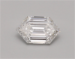 Picture of Lab Created Diamond 0.45 Carats, LONG HEXAGON with  Cut, D Color, vvs2 Clarity and Certified by IGI