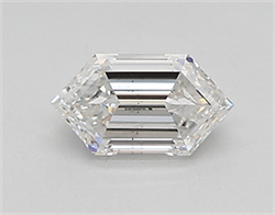 Picture of Lab Created Diamond 0.40 Carats, LONG HEXAGON with  Cut, E Color, vs2 Clarity and Certified by IGI