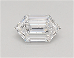 Picture of Lab Created Diamond 0.31 Carats, LONG HEXAGON with  Cut, D Color, vs1 Clarity and Certified by IGI