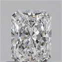 0.61 Carats, Radiant D Color, VS2 Clarity and Certified by GIA