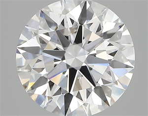 Picture of Lab Created Diamond 3.24 Carats, Round with ideal Cut, D Color, vs1 Clarity and Certified by IGI