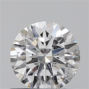 Picture of 0.55 Carats, Round with Excellent Cut, E Color, I1 Clarity and Certified by GIA