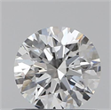 0.56 quilates, Redondo Ideal, Color E, claridad VVS2 y certificado por GIA