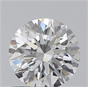 0.71 quilates, Redondo Ideal, Color F, claridad VVS1 y certificado por GIA