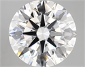 Lab Created Diamond 5.18 Carats, Round with ideal Cut, E Color, vs1 Clarity and Certified by IGI
