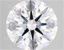 Lab Created Diamond 4.08 Carats, Round with excellent Cut, F Color, vs1 Clarity and Certified by GIA