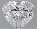2.51 Carats, Heart D Color, VS2 Clarity and Certified by GIA