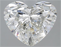 3.01 Carats, Heart I Color, VVS2 Clarity and Certified by GIA
