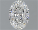 1.02 quilates, Ovalado , Color H, claridad SI2 y certificado por GIA