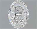 1.30 quilates, Ovalado , Color G, claridad SI2 y certificado por GIA