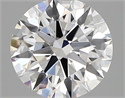Lab Created Diamond 2.47 Carats, Round with ideal Cut, D Color, vs1 Clarity and Certified by IGI