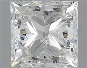Picture of 1.00 Carats, Princess J Color, SI2 Clarity and Certified by GIA
