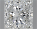 1.01 Carats, Princess G Color, SI1 Clarity and Certified by GIA